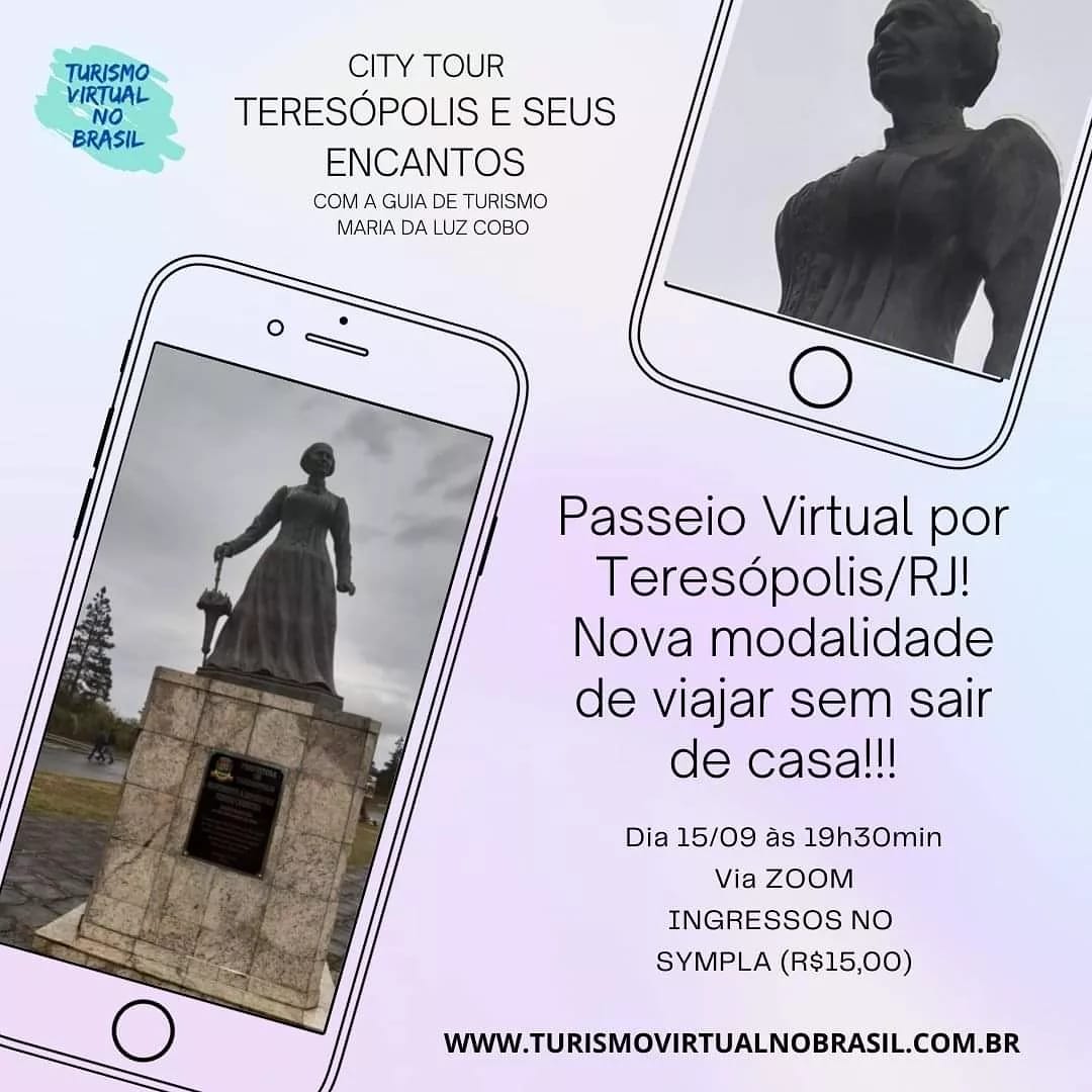 Agente de viagem promove passeio virtual pela Cidade de Teresópolis