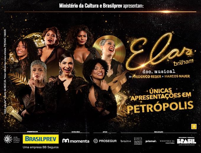 Espetáculo “Elas Brilham – Vozes que Iluminam e Transformam o Mundo” chega ao Teatro Imperial nos dias 7,8 e 9 de junho